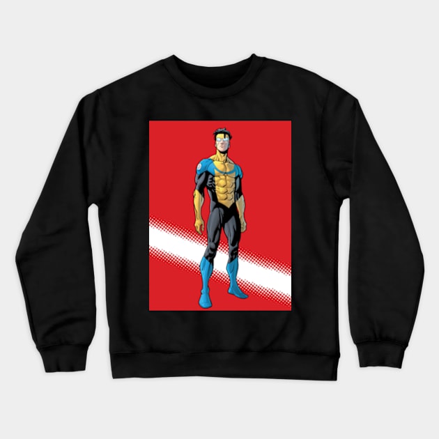 invincible poster Crewneck Sweatshirt by super villain